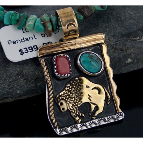 12kt Gold Filled and .925 Sterling Silver Handmade Buffalo Certified Authentic Navajo Turquoise Native American Necklace 390650784994 All Products 390650784994 390650784994 (by LomaSiiva) 12kt Gold Filled and .925 Sterling Silver Handmade Buffalo Certified Authentic Navajo Turquoise Native American Necklace 390650784994 All Products 390650784994 390650784994 (by LomaSiiva)