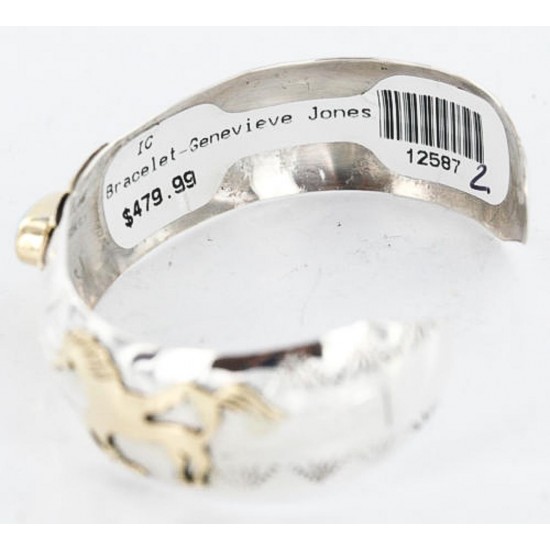 12kt Gold Filled and .925 Sterling Silver Handmade Horse Certified Authentic Navajo Turquoise Native American Bracelet 390800719545 All Products 12587-2D 390800719545 (by LomaSiiva) 12kt Gold Filled and .925 Sterling Silver Handmade Horse Certified Authentic Navajo Turquoise Native American Bracelet 390800719545 All Products 12587-2D 390800719545 (by LomaSiiva)