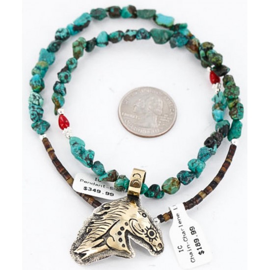 12kt Gold Filled and .925 Sterling Silver Handmade Horse Certified Authentic Navajo Turquoise Native American Necklace 390788953079 All Products 390788953079 390788953079 (by LomaSiiva) 12kt Gold Filled and .925 Sterling Silver Handmade Horse Certified Authentic Navajo Turquoise Native American Necklace 390788953079 All Products 390788953079 390788953079 (by LomaSiiva)