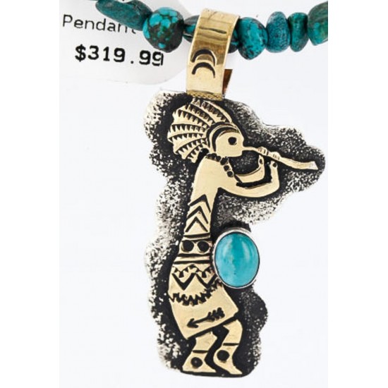 12kt Gold Filled and .925 Sterling Silver Handmade KOKOPELLI Certified Authentic Navajo Turquoise Native American Necklace 371011564672 All Products 371011564672 371011564672 (by LomaSiiva) 12kt Gold Filled and .925 Sterling Silver Handmade KOKOPELLI Certified Authentic Navajo Turquoise Native American Necklace 371011564672 All Products 371011564672 371011564672 (by LomaSiiva)