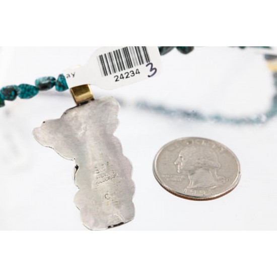 12kt Gold Filled and .925 Sterling Silver Handmade KOKOPELLI Certified Authentic Navajo Turquoise Native American Necklace 371011564672 All Products 371011564672 371011564672 (by LomaSiiva) 12kt Gold Filled and .925 Sterling Silver Handmade KOKOPELLI Certified Authentic Navajo Turquoise Native American Necklace 371011564672 All Products 371011564672 371011564672 (by LomaSiiva)