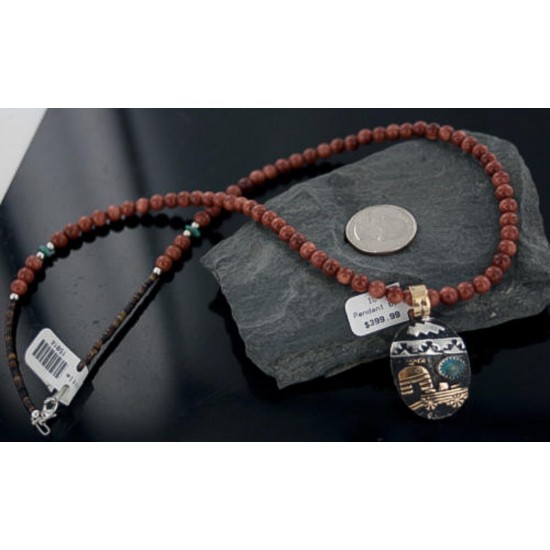 12kt Gold Filled and .925 Sterling Silver Handmade Story Teller Certified Authentic Navajo Turquoise Native American Necklace 370885824013 Clearance 370885824013 370885824013 (by LomaSiiva) 12kt Gold Filled and .925 Sterling Silver Handmade Story Teller Certified Authentic Navajo Turquoise Native American Necklace 370885824013 Clearance 370885824013 370885824013 (by LomaSiiva)