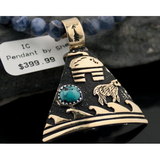 12kt Gold Filled and .925 Sterling Silver Handmade Storyteller Certified Authentic Navajo Turquoise Native American Necklace 390647486961 All Products 390647486961 390647486961 (by LomaSiiva) 12kt Gold Filled and .925 Sterling Silver Handmade Storyteller Certified Authentic Navajo Turquoise Native American Necklace 390647486961 All Products 390647486961 390647486961 (by LomaSiiva)