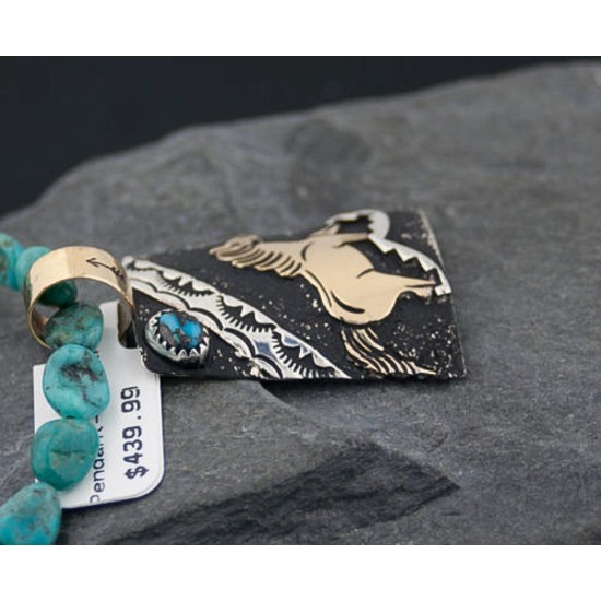 12kt Gold Filled Handmade Horse Certified Authentic .925 Sterling Silver Navajo Turquoise Native American Necklace 370882633206 Clearance 370882633206 370882633206 (by LomaSiiva) 12kt Gold Filled Handmade Horse Certified Authentic .925 Sterling Silver Navajo Turquoise Native American Necklace 370882633206 Clearance 370882633206 370882633206 (by LomaSiiva)