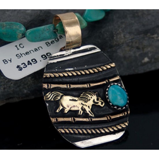 12kt Gold Filled Handmade Horse Certified Authentic .925 Sterling Silver Navajo Turquoise Native American Necklace 370885895069 All Products 370885895069 370885895069 (by LomaSiiva) 12kt Gold Filled Handmade Horse Certified Authentic .925 Sterling Silver Navajo Turquoise Native American Necklace 370885895069 All Products 370885895069 370885895069 (by LomaSiiva)