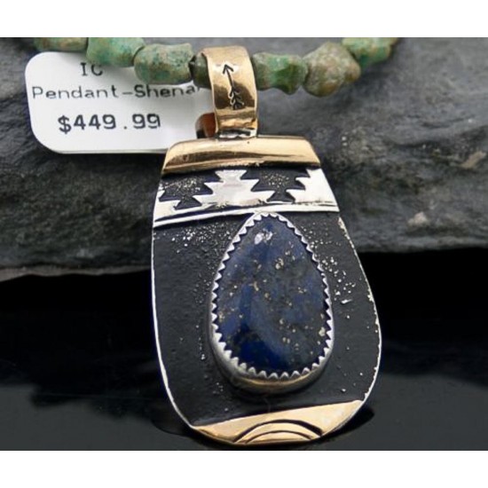 12kt Gold Filled Handmade Mountain Certified Authentic .925 Sterling Silver Navajo LAPIS and Turquois Native American Necklace 390613921458 All Products 390613921458 390613921458 (by LomaSiiva) 12kt Gold Filled Handmade Mountain Certified Authentic .925 Sterling Silver Navajo LAPIS and Turquois Native American Necklace 390613921458 All Products 390613921458 390613921458 (by LomaSiiva)