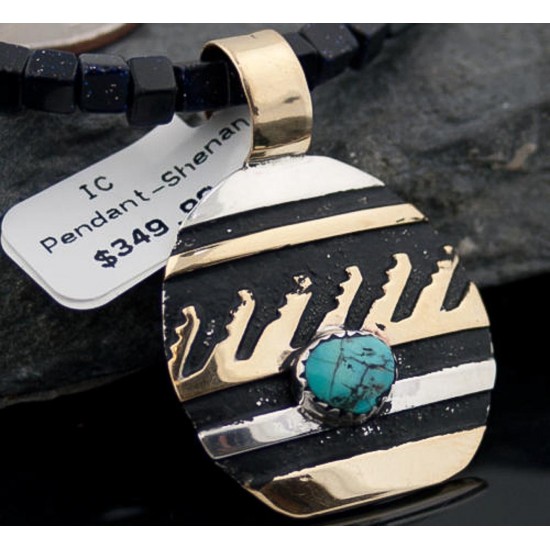 12kt Gold Filled Handmade Wave Certified Authentic .925 Sterling Silver Navajo Turquoise Native American Necklace 391123754524 All Products 370879622963 391123754524 (by LomaSiiva) 12kt Gold Filled Handmade Wave Certified Authentic .925 Sterling Silver Navajo Turquoise Native American Necklace 391123754524 All Products 370879622963 391123754524 (by LomaSiiva)