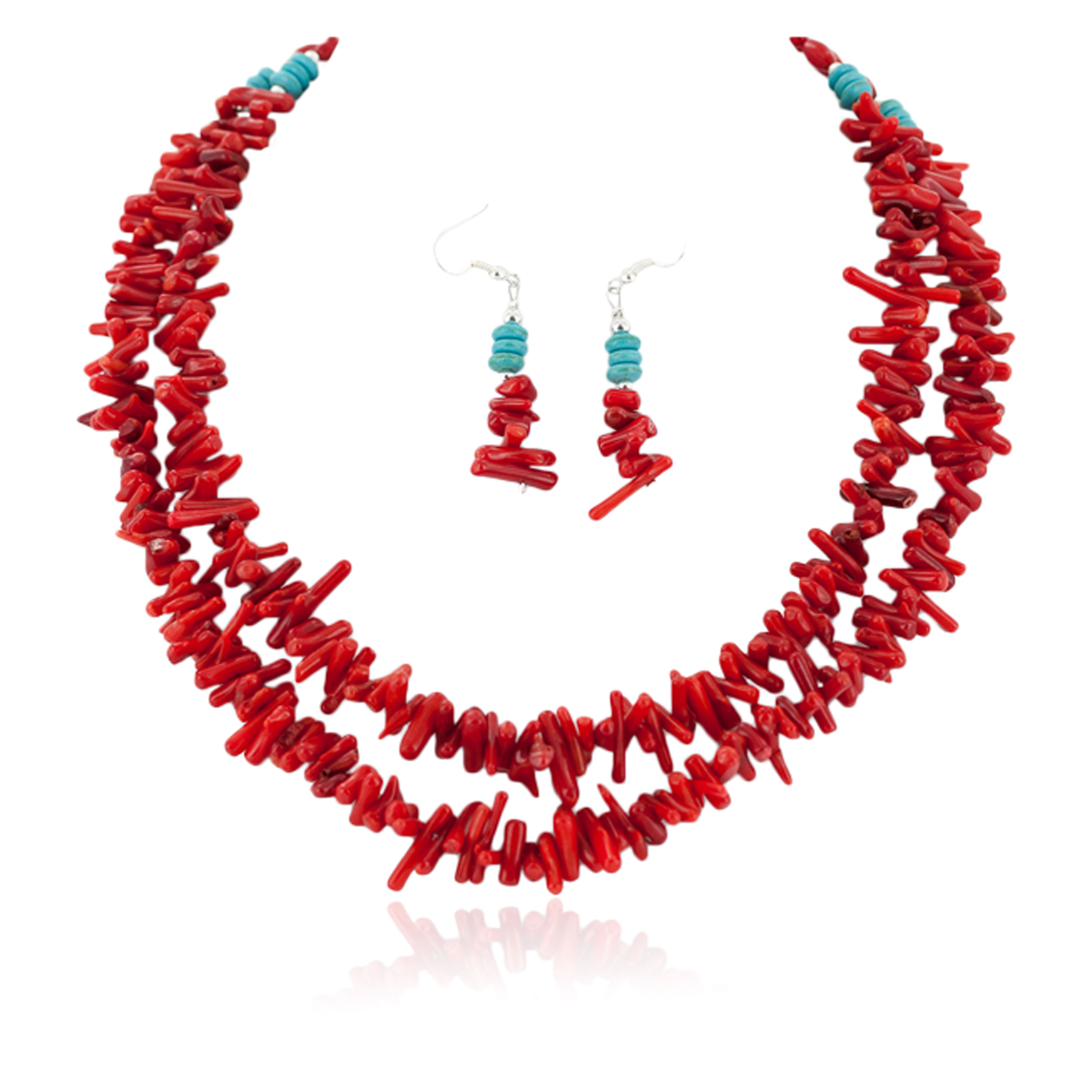 2 Strand Certified Authentic Navajo .925 Sterling Silver Hooks Coral Earrings and Native American Necklace Set 17012-18105-2 Sets NB151211203840 17012-18105-2 (by LomaSiiva) 2 Strand Certified Authentic Navajo .925 Sterling Silver Hooks Coral Earrings and Native American Necklace Set 17012-18105-2 Sets NB151211203840 17012-18105-2 (by LomaSiiva)