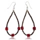 Coral .925 Sterling Silver Hooks Certified Authentic Navajo Native American Hoop Dangle Earrings 27281 Coral .925 Sterling Silver Hooks Certified Authentic Navajo Native American Hoop Dangle Earrings 27281