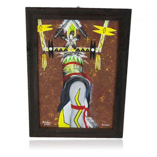 $300 Apache Certified Authentic Painted by Acrylic Apache Mesalero GA AN Native American Painting 10794-2 Painting NB160310215737 10794-2 (by LomaSiiva) $300 Apache Certified Authentic Painted by Acrylic Apache Mesalero GA AN Native American Painting 10794-2 Painting NB160310215737 10794-2 (by LomaSiiva)