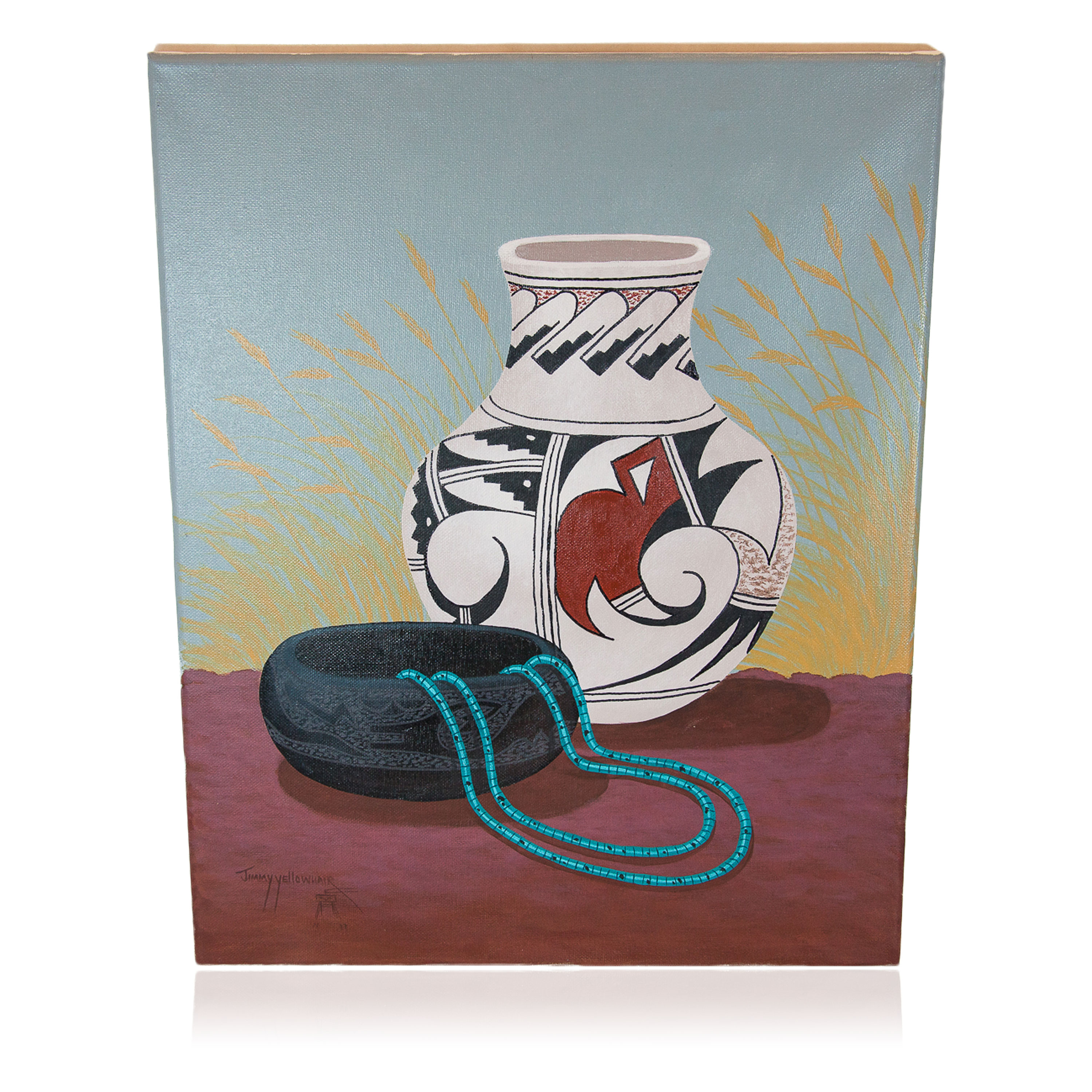 $350 Navajo Certified Authentic Pot Painted by Acrylic Native American Painting 10802-7 Painting NB160310222612 10802-7 (by LomaSiiva) $350 Navajo Certified Authentic Pot Painted by Acrylic Native American Painting 10802-7 Painting NB160310222612 10802-7 (by LomaSiiva)
