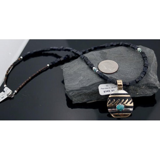 12kt Gold Filled Handmade Wave Certified Authentic .925 Sterling Silver Navajo Turquoise Native American Necklace 391123754524 All Products 370879622963 391123754524 (by LomaSiiva) 12kt Gold Filled Handmade Wave Certified Authentic .925 Sterling Silver Navajo Turquoise Native American Necklace 391123754524 All Products 370879622963 391123754524 (by LomaSiiva)