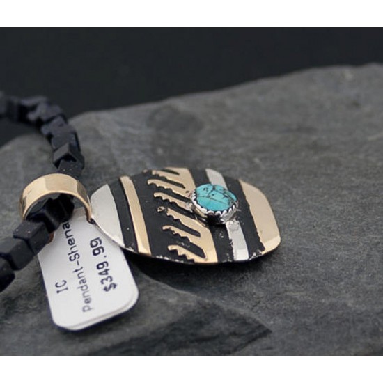12kt Gold Filled Handmade Wave Certified Authentic .925 Sterling Silver Navajo Turquoise Native American Necklace 391123754524 All Products 370879622963 391123754524 (by LomaSiiva) 12kt Gold Filled Handmade Wave Certified Authentic .925 Sterling Silver Navajo Turquoise Native American Necklace 391123754524 All Products 370879622963 391123754524 (by LomaSiiva)
