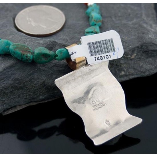 Certified Authentic 12kt Gold Filled and .925 Sterling Silver Handmade Mountain Turquoise Native American Necklace 370922151544 All Products 370922151544 370922151544 (by LomaSiiva) Certified Authentic 12kt Gold Filled and .925 Sterling Silver Handmade Mountain Turquoise Native American Necklace 370922151544 All Products 370922151544 370922151544 (by LomaSiiva)