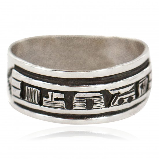 .925 Sterling Silver Certified Authentic Hopi Story Teller Native American Ring Size 10 18310-1 All Products NB160603004858 18310-1 (by LomaSiiva) .925 Sterling Silver Certified Authentic Hopi Story Teller Native American Ring Size 10 18310-1 All Products NB160603004858 18310-1 (by LomaSiiva)