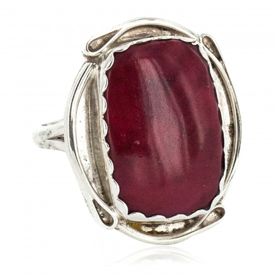 .925 Sterling Silver Certified Authentic Navajo Handmade Natural Red Jasper Native American Ring 18188-6 All Products NB160212212426 18188-6 (by LomaSiiva) .925 Sterling Silver Certified Authentic Navajo Handmade Natural Red Jasper Native American Ring 18188-6 All Products NB160212212426 18188-6 (by LomaSiiva)