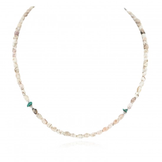 .925 Sterling Silver Certified Authentic Navajo White Howlite Native American Necklace 18288 Clearance NB160506205638 18288 (by LomaSiiva) .925 Sterling Silver Certified Authentic Navajo White Howlite Native American Necklace 18288 Clearance NB160506205638 18288 (by LomaSiiva)
