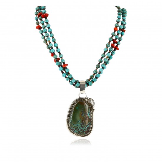 .925 Sterling Silver Handmade Certified Authentic Navajo Natural Turquoise Coral Native American Necklace 14984-15777 All Products 14984-15777 14984-15777 (by LomaSiiva) .925 Sterling Silver Handmade Certified Authentic Navajo Natural Turquoise Coral Native American Necklace 14984-15777 All Products 14984-15777 14984-15777 (by LomaSiiva)