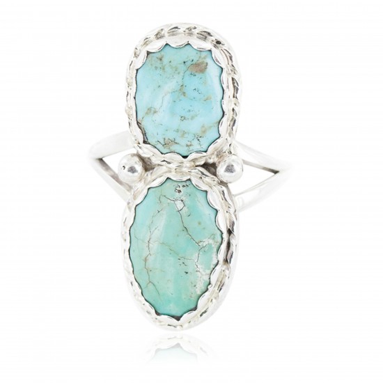 .925 Sterling Silver Handmade Certified Authentic Navajo Natural Turquoise Native American Ring 18187-11 All Products NB160210072732 18187-11 (by LomaSiiva) .925 Sterling Silver Handmade Certified Authentic Navajo Natural Turquoise Native American Ring 18187-11 All Products NB160210072732 18187-11 (by LomaSiiva)