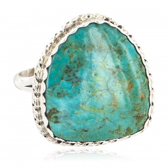 .925 Sterling Silver Handmade Certified Authentic Navajo Natural Turquoise Native American Ring 18188-4 All Products NB160212201448 18188-4 (by LomaSiiva) .925 Sterling Silver Handmade Certified Authentic Navajo Natural Turquoise Native American Ring 18188-4 All Products NB160212201448 18188-4 (by LomaSiiva)