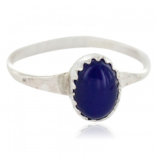 .925 Sterling Silver Navajo Certified Authentic Handmade Natural Lapis Lazuli Native American Ring Size 6 24502-2 All Products NB160409234723 24502-2 (by LomaSiiva) .925 Sterling Silver Navajo Certified Authentic Handmade Natural Lapis Lazuli Native American Ring Size 6 24502-2 All Products NB160409234723 24502-2 (by LomaSiiva)