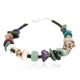 .925 Sterling Silver Navajo Certified Authentic Natural Turquoise Multicolor Stones Heishi Native American Bracelet 13178-3 All Products NB160521202601 13178-3 (by LomaSiiva) .925 Sterling Silver Navajo Certified Authentic Natural Turquoise Multicolor Stones Heishi Native American Bracelet 13178-3 All Products NB160521202601 13178-3 (by LomaSiiva)