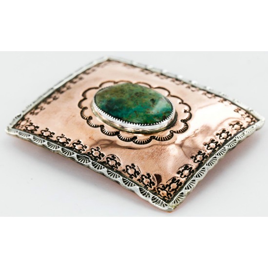 Certified Authentic Navajo .925 Sterling Silver and Copper Natural Turquoise Native American Buckle 86754563 All Products 371219434080 86754563 (by LomaSiiva) Certified Authentic Navajo .925 Sterling Silver and Copper Natural Turquoise Native American Buckle 86754563 All Products 371219434080 86754563 (by LomaSiiva)