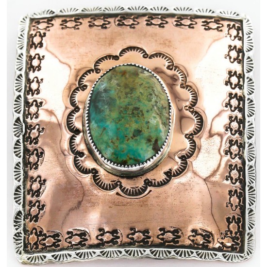 Certified Authentic Navajo .925 Sterling Silver and Copper Natural Turquoise Native American Buckle 86754563 All Products 371219434080 86754563 (by LomaSiiva) Certified Authentic Navajo .925 Sterling Silver and Copper Natural Turquoise Native American Buckle 86754563 All Products 371219434080 86754563 (by LomaSiiva)