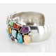 Handmade Certified Authentic Navajo .925 Sterling Silver Multicolor Turquoise, Coral, Lapis Native American Cuff Bracelet 12483 All Products 371175147698 12483 (by LomaSiiva) Handmade Certified Authentic Navajo .925 Sterling Silver Multicolor Turquoise, Coral, Lapis Native American Cuff Bracelet 12483 All Products 371175147698 12483 (by LomaSiiva)