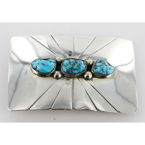 Certified Authentic Navajo .925 Sterling Silver Turquoise Native American Buckle 1194-3 All Products 390957618680 1194-3 (by LomaSiiva) Certified Authentic Navajo .925 Sterling Silver Turquoise Native American Buckle 1194-3 All Products 390957618680 1194-3 (by LomaSiiva)