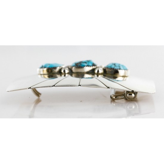 Certified Authentic Navajo .925 Sterling Silver Turquoise Native American Buckle 1194-3 All Products 390957618680 1194-3 (by LomaSiiva) Certified Authentic Navajo .925 Sterling Silver Turquoise Native American Buckle 1194-3 All Products 390957618680 1194-3 (by LomaSiiva)