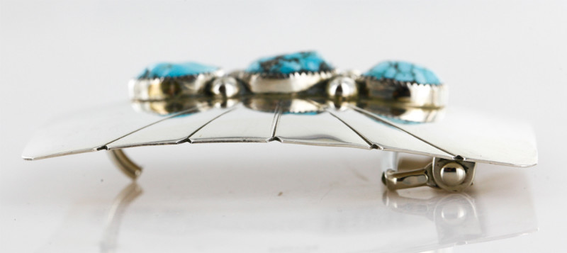 Certified Authentic Navajo .925 Sterling Silver Turquoise Native American Buckle 1194-3 All Products 390957618680 1194-3 (by LomaSiiva) Certified Authentic Navajo .925 Sterling Silver Turquoise Native American Buckle 1194-3 All Products 390957618680 1194-3 (by LomaSiiva)