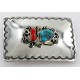 Certified Authentic Navajo Nickel Turquoise Native American Buckle 1192-3 All Products 390957619969 1192-3 (by LomaSiiva) Certified Authentic Navajo Nickel Turquoise Native American Buckle 1192-3 All Products 390957619969 1192-3 (by LomaSiiva)