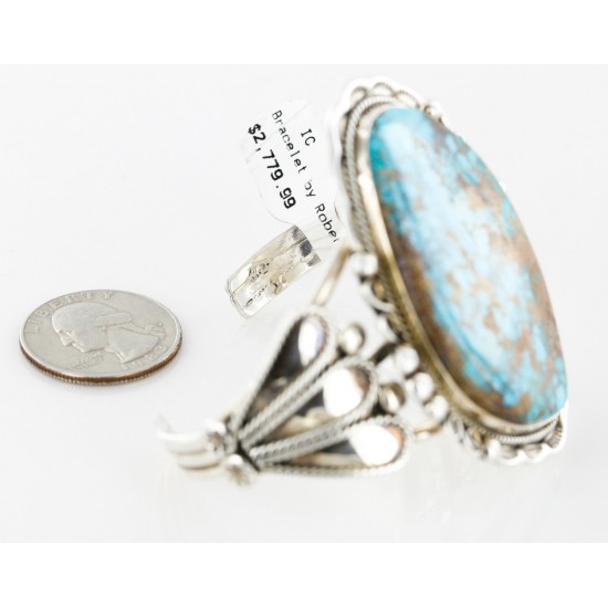 Handmade Certified Authentic Navajo .925 Sterling Silver Turquoise Native American Cuff Bracelet 12674 All Products 371176145946 12674 (by LomaSiiva) Handmade Certified Authentic Navajo .925 Sterling Silver Turquoise Native American Cuff Bracelet 12674 All Products 371176145946 12674 (by LomaSiiva)