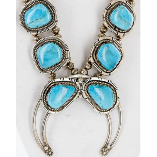 Handmade Certified Authentic Navajo .925 Sterling Silver Turquoise Squash Blossom Native American Necklace and Earrings Set Ray Begay 15740-17659 Sets 371180651710 15740-17659 (by LomaSiiva) Handmade Certified Authentic Navajo .925 Sterling Silver Turquoise Squash Blossom Native American Necklace and Earrings Set Ray Begay 15740-17659 Sets 371180651710 15740-17659 (by LomaSiiva)