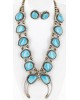 Handmade Certified Authentic Navajo .925 Sterling Silver Turquoise Squash Blossom Native American Necklace and Earrings Set Ray Begay 15740-17659 Sets 371180651710 15740-17659 (by LomaSiiva) Handmade Certified Authentic Navajo .925 Sterling Silver Turquoise Squash Blossom Native American Necklace and Earrings Set Ray Begay 15740-17659 Sets 371180651710 15740-17659 (by LomaSiiva)