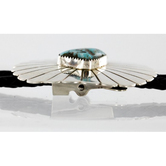 Handmade Certified Authentic Navajo .925 Sterling Silver Natural Turquoise Native American Bolo Tie 1190 All Products 390968828080 1190 (by LomaSiiva) Handmade Certified Authentic Navajo .925 Sterling Silver Natural Turquoise Native American Bolo Tie 1190 All Products 390968828080 1190 (by LomaSiiva)