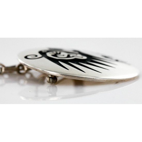 Kokopelli Bear Certified Authentic Hopi .925 Sterling Silver Signed Pin and Pendant Native American Necklace 15025 Pins 371180628050 15025 (by LomaSiiva) Kokopelli Bear Certified Authentic Hopi .925 Sterling Silver Signed Pin and Pendant Native American Necklace 15025 Pins 371180628050 15025 (by LomaSiiva)