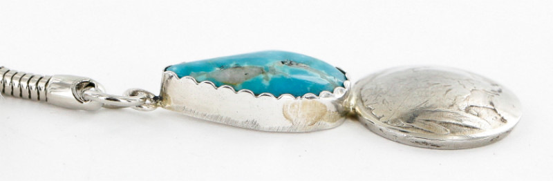 Vintage Style OLD Buffalo Coin Certified Authentic Navajo .925 Sterling Silver Natural Turquoise Native American Keychain 10320-2 All Products 390996203801 10320-2 (by LomaSiiva) Vintage Style OLD Buffalo Coin Certified Authentic Navajo .925 Sterling Silver Natural Turquoise Native American Keychain 10320-2 All Products 390996203801 10320-2 (by LomaSiiva)