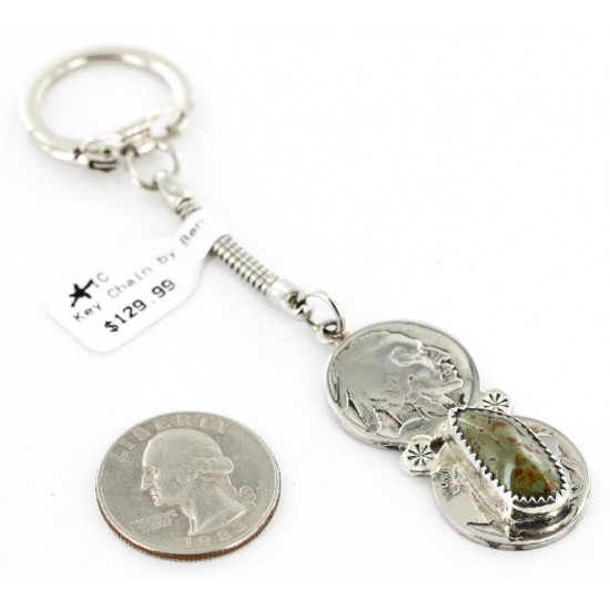 2 Vintage Style OLD Buffalo Coin Certified Authentic Navajo .925 Sterling Silver Natural Turquoise Native American Keychain 10320-1 All Products 390996201170 10320-1 (by LomaSiiva) 2 Vintage Style OLD Buffalo Coin Certified Authentic Navajo .925 Sterling Silver Natural Turquoise Native American Keychain 10320-1 All Products 390996201170 10320-1 (by LomaSiiva)