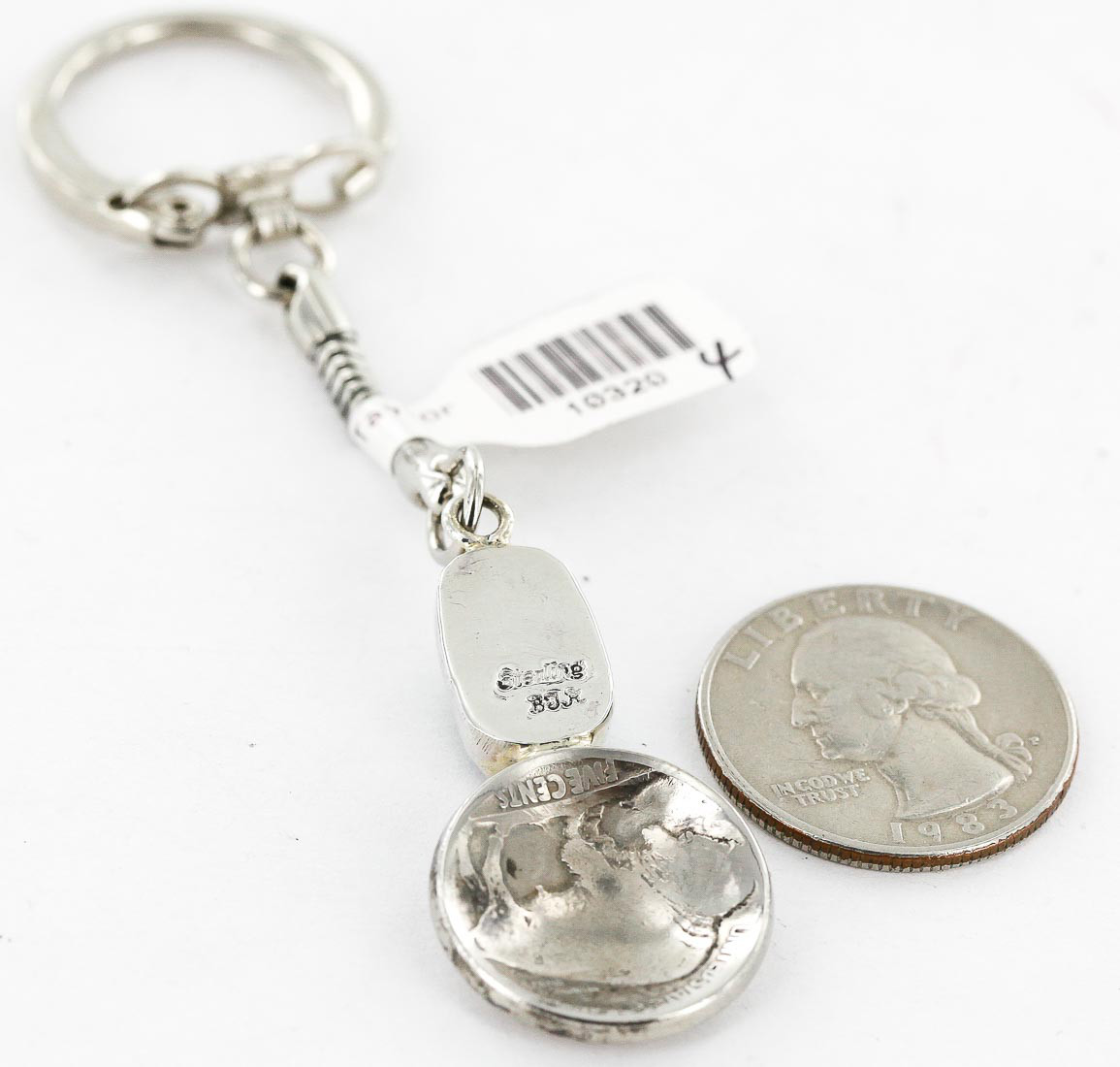 Vintage Style OLD Buffalo Coin Certified Authentic Navajo .925 Sterling Silver Natural Turquoise Native American Keychain 10320-4 All Products 371208513306 10320-4 (by LomaSiiva) Vintage Style OLD Buffalo Coin Certified Authentic Navajo .925 Sterling Silver Natural Turquoise Native American Keychain 10320-4 All Products 371208513306 10320-4 (by LomaSiiva)