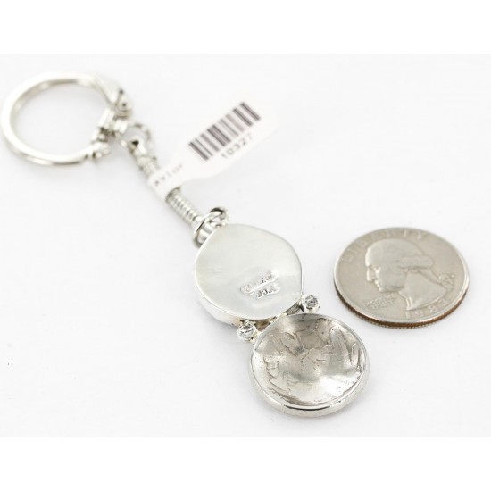 Vintage Style OLD Buffalo Coin Certified Authentic Navajo .925 Sterling Silver Natural Turquoise Native American Keychain 10327 All Products 390996203010 10327 (by LomaSiiva) Vintage Style OLD Buffalo Coin Certified Authentic Navajo .925 Sterling Silver Natural Turquoise Native American Keychain 10327 All Products 390996203010 10327 (by LomaSiiva)