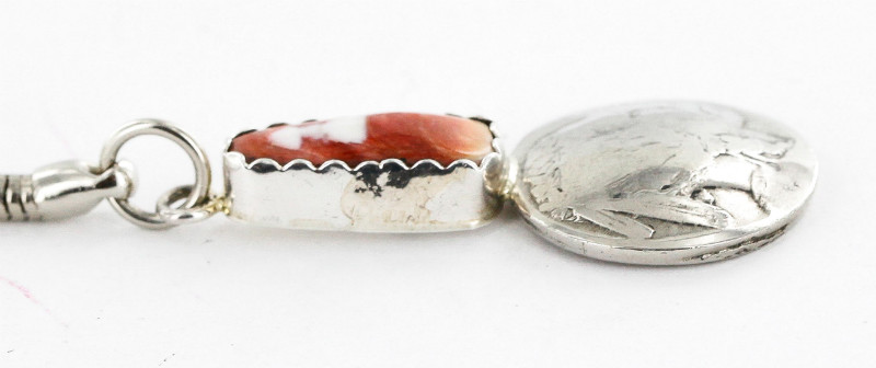 Vintage Style OLD Buffalo Coin Certified Authentic Navajo .925 Sterling Silver Spiny Oyster Native American Keychain 10320-3 All Products 390996199647 10320-3 (by LomaSiiva) Vintage Style OLD Buffalo Coin Certified Authentic Navajo .925 Sterling Silver Spiny Oyster Native American Keychain 10320-3 All Products 390996199647 10320-3 (by LomaSiiva)