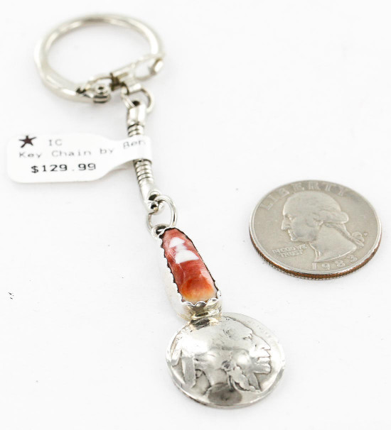 Vintage Style OLD Buffalo Coin Certified Authentic Navajo .925 Sterling Silver Spiny Oyster Native American Keychain 10320-3 All Products 390996199647 10320-3 (by LomaSiiva) Vintage Style OLD Buffalo Coin Certified Authentic Navajo .925 Sterling Silver Spiny Oyster Native American Keychain 10320-3 All Products 390996199647 10320-3 (by LomaSiiva)
