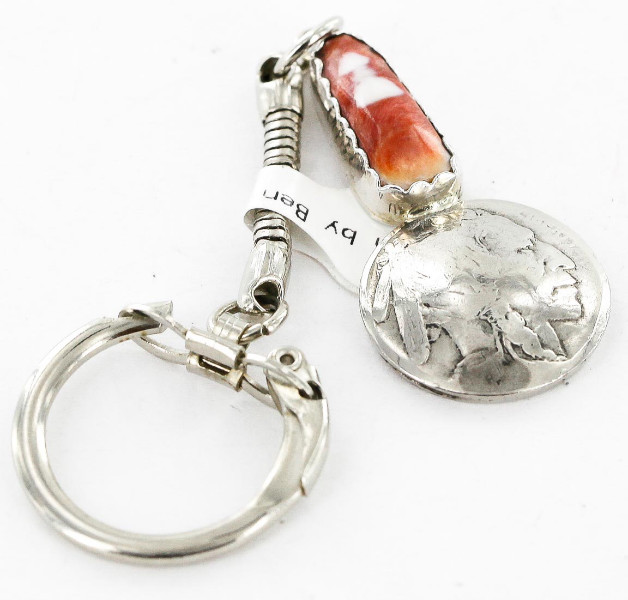 Vintage Style OLD Buffalo Coin Certified Authentic Navajo .925 Sterling Silver Spiny Oyster Native American Keychain 10320-3 All Products 390996199647 10320-3 (by LomaSiiva) Vintage Style OLD Buffalo Coin Certified Authentic Navajo .925 Sterling Silver Spiny Oyster Native American Keychain 10320-3 All Products 390996199647 10320-3 (by LomaSiiva)