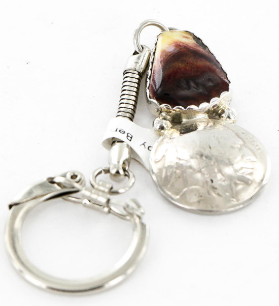 Vintage Style OLD Buffalo Coin Certified Authentic Navajo .925 Sterling Silver Spiny Oyster Native American Keychain 10327-0 All Products 390996200345 10327-0 (by LomaSiiva) Vintage Style OLD Buffalo Coin Certified Authentic Navajo .925 Sterling Silver Spiny Oyster Native American Keychain 10327-0 All Products 390996200345 10327-0 (by LomaSiiva)