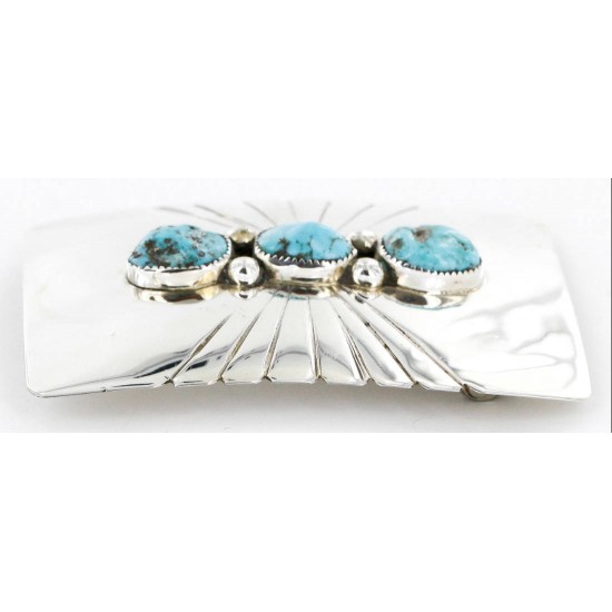 Certified Authentic Navajo .925 Sterling Silver Natural Turquoise Native American Buckle 1194-2 All Products 390989977241 1194-2 (by LomaSiiva) Certified Authentic Navajo .925 Sterling Silver Natural Turquoise Native American Buckle 1194-2 All Products 390989977241 1194-2 (by LomaSiiva)