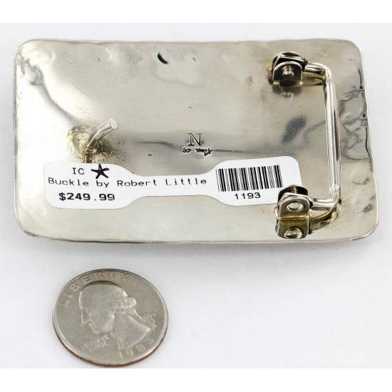 Certified Authentic Navajo Nickel Turquoise Native American Buckle 1193 All Products 371217486046 1193 (by LomaSiiva) Certified Authentic Navajo Nickel Turquoise Native American Buckle 1193 All Products 371217486046 1193 (by LomaSiiva)