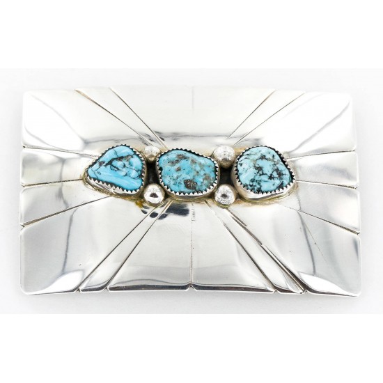 Certified Authentic Navajo .925 Sterling Silver Natural Turquoise Native American Buckle 1194-1 All Products 1194-1 1194-1 (by LomaSiiva) Certified Authentic Navajo .925 Sterling Silver Natural Turquoise Native American Buckle 1194-1 All Products 1194-1 1194-1 (by LomaSiiva)