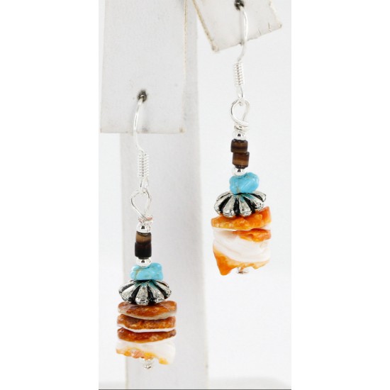 Certified Authentic Navajo .925 Sterling Silver Natural Turquoise Spiny Oyster Set Native American Necklace and Earrings 16038-18084 Sets 391005803622 16038-18084 (by LomaSiiva) Certified Authentic Navajo .925 Sterling Silver Natural Turquoise Spiny Oyster Set Native American Necklace and Earrings 16038-18084 Sets 391005803622 16038-18084 (by LomaSiiva)